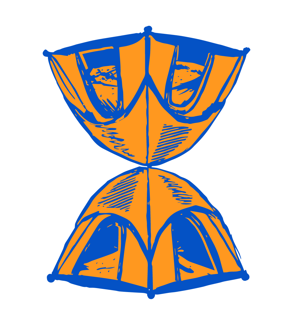 📅 05/10/2026 · Logo Acampada 26S (naranja y azul)