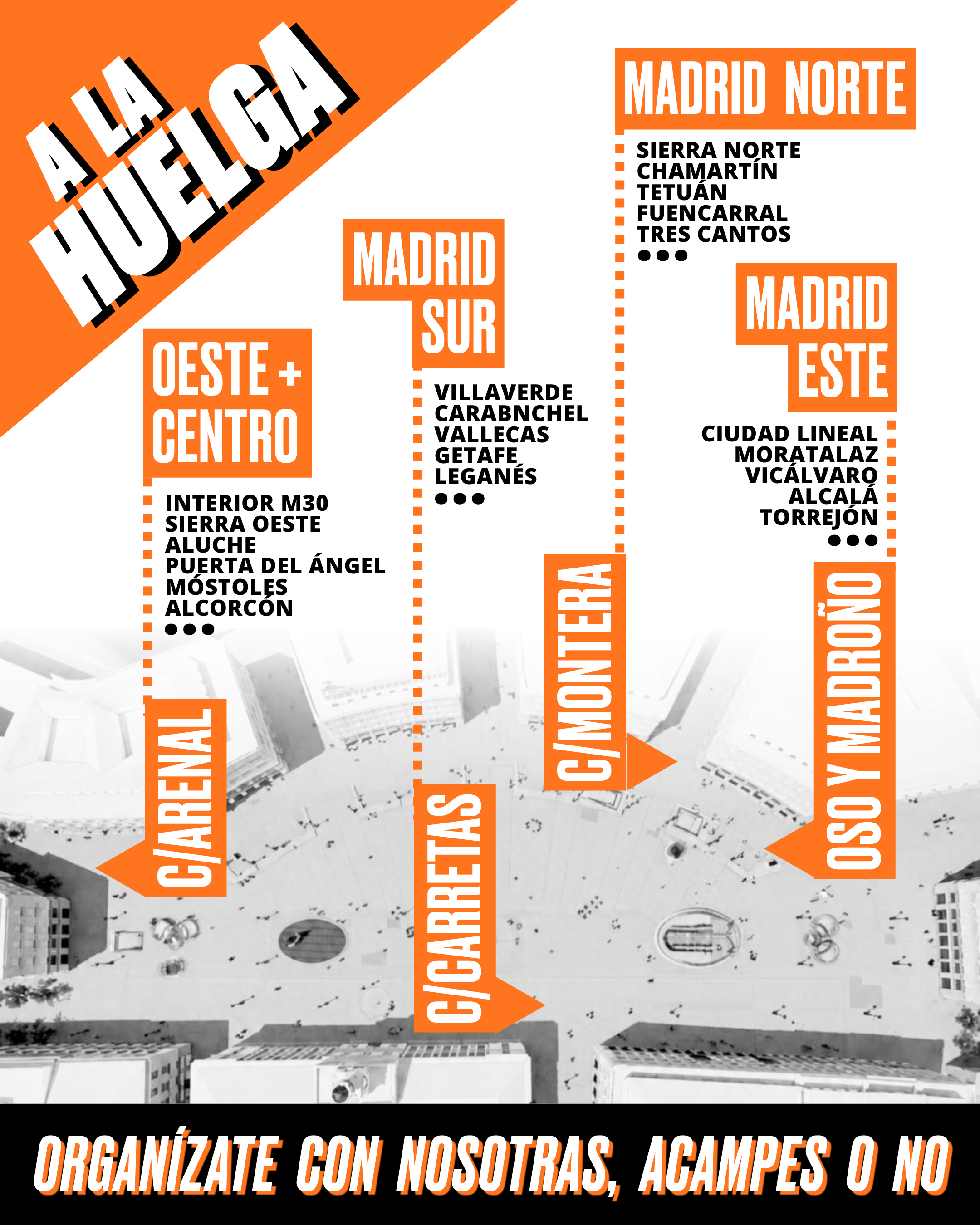 📅 01/10/2026 · Cartel: ¡A la huelga! Organízate con nosotras